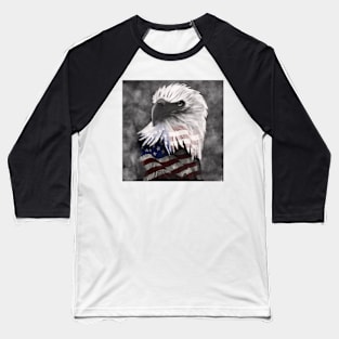 Proud Bald Eagle Baseball T-Shirt